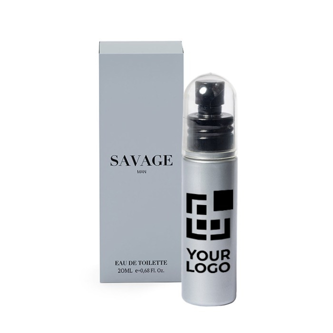 Perfume spray recarregável para homem 20ml Eau de toilette Savage Man vista principal