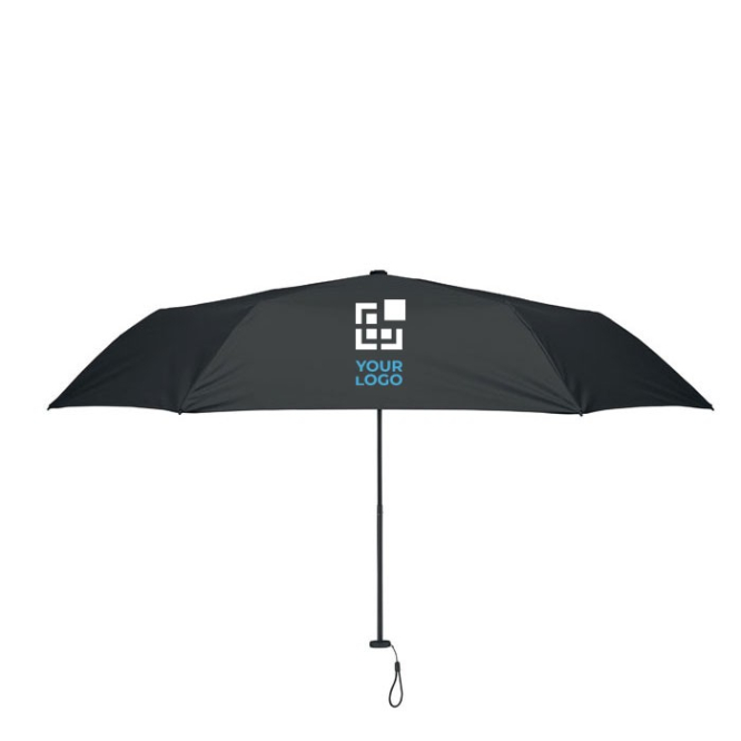 Guarda-chuva dobrável manual ultraleve e antivento Ø50 cor preto vista conjunto