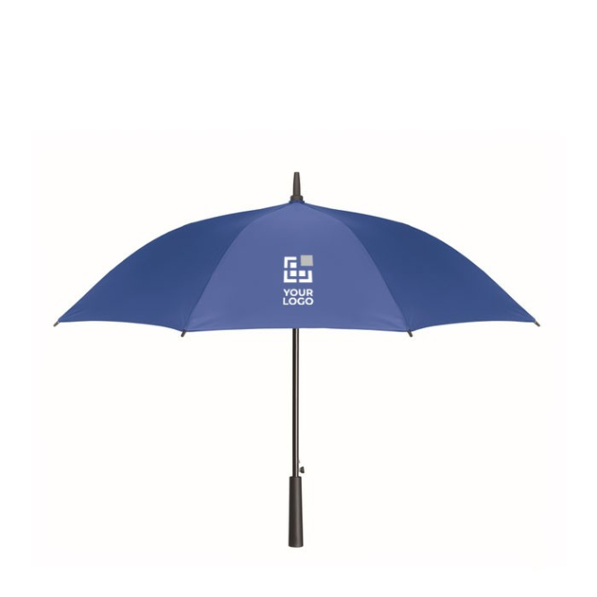 Guarda-chuva de pongee antivento com abertura automática 23'' cor azul real sexta vista