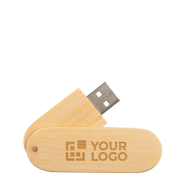 USB personalizados 3.0 rotativos de madeira Rotowood 3.0 