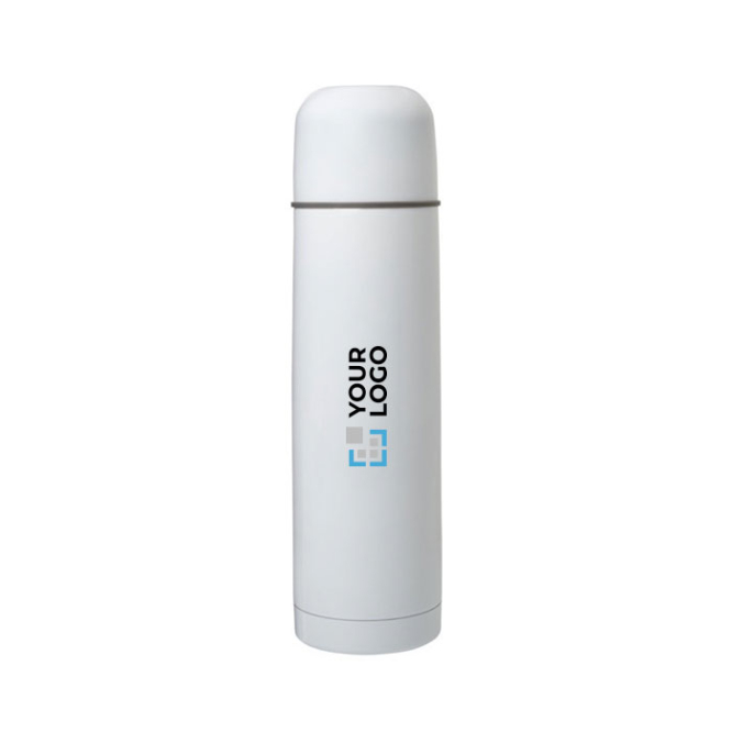 Termo de aço inoxidável reciclado com tampa estilo copo 750ml vista principal