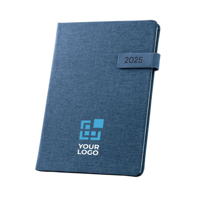 Agendas personalizadas em material reciclado vista principal